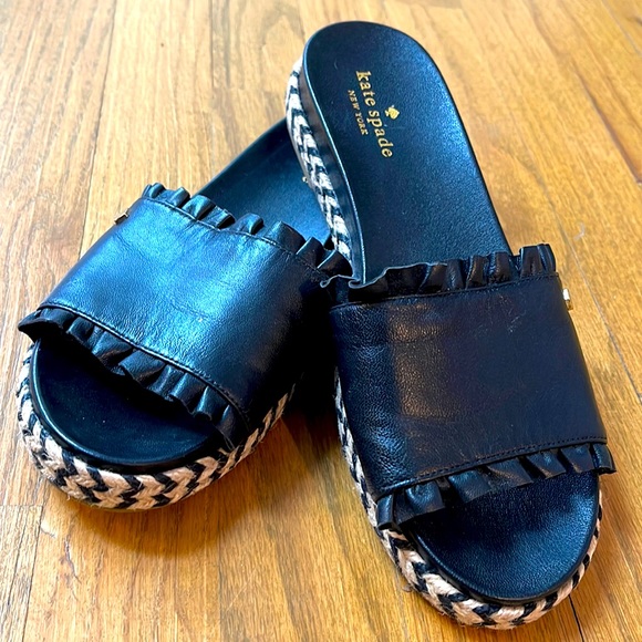 kate spade Shoes - KATE SPADE Slip On Slides 7 1/2 | Designer sandals 7 1/2